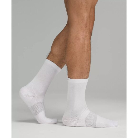 Men's Power Stride Crew Socks (3 Pack) - White - Picture 4 of 4